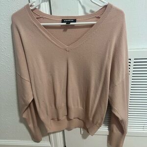 Express Light Pink Sweater